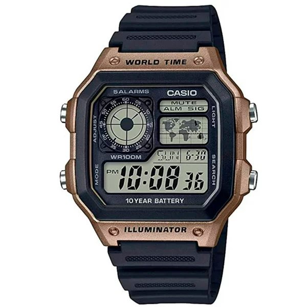 RELOJ DIGITAL  AE-1200WH-5AV